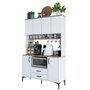Hanah Home Gabinete Multipropósito JE168 - 3257 Blanco y Nuez